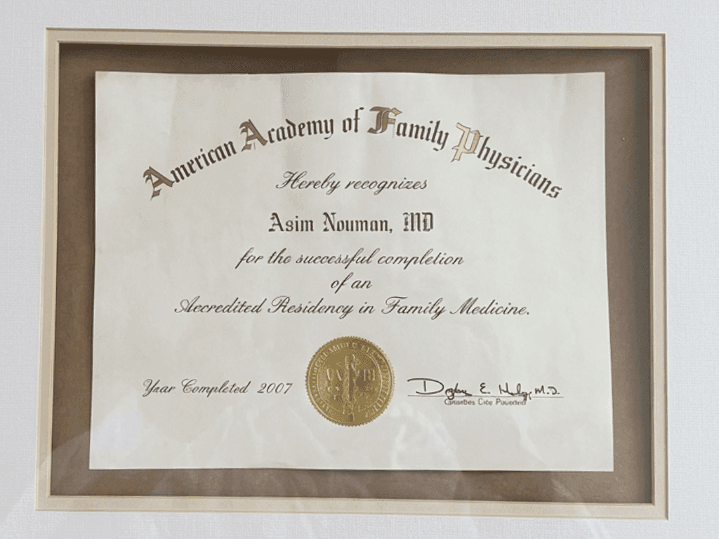 Accredited Residency in Family Medicine — American Academy of Family Physicians (2007)